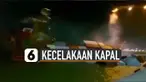 Kapal kargo MV Mentari Crystal yang memuat 137 peti kemas tenggelam di perairan tersebut.