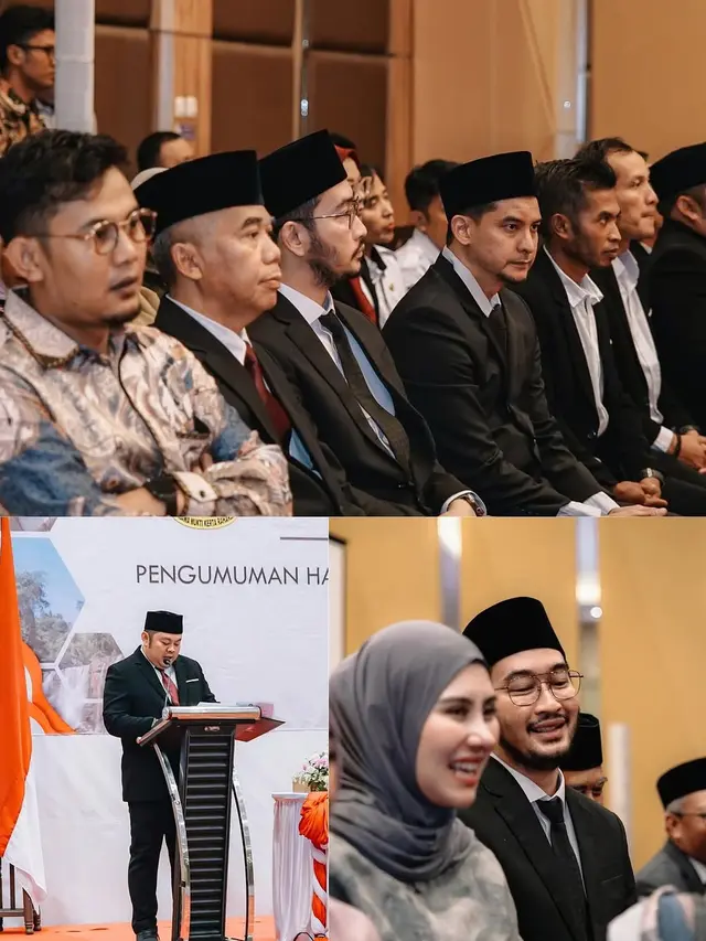6 Potret Syahnaz dan Amy Qanita Dampingi Jeje Govinda di Penetapan Bupati Terpilih