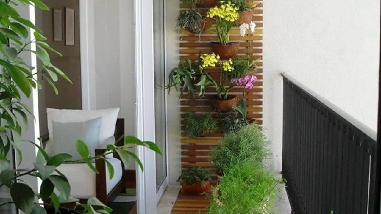 balkon apartemen minimalis