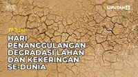 Tujuan peringatan Hari Penanggulangan Degradasi Lahan dan Kekeringan ini adalah untuk meningkatkan kesadaran warga agar terus menjaga lingkungan