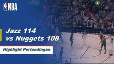 Donovan Mitchell membukukan 35 poin dan menambah enam rebound dan enam assist saat Utah mengalahkan Denver.