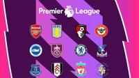 Liga Inggris - Ilustrasi Logo Klub Liga Inggris 2023/2024 (Bola.com/Adreanus Titus)