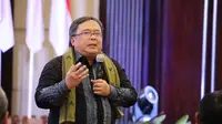 Menteri PPN/Kepala Bappenas Bambang Brodjonegoro membahas ibu kota baru di Balikpapan, Kaltim. Dok: Humas Bappenas