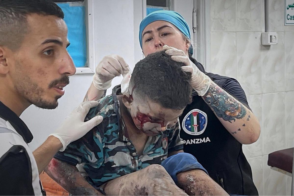 FOTO: Catatan Harian Perawat asal Amerika Serikat, Potret Runtuhnya Rumah Sakit Gaza di Tengah Serangan Israel