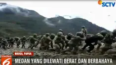 Beberapa kali pencarian mengalami kendala, seperti kendaraan yang tidak bisa melintas sehingga harus ditarik bersama-sama.