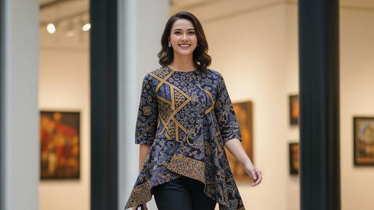 7 Model Atasan Batik Asimetris Agar Tampilan Lebih Proporsional dan Elegan di 2025