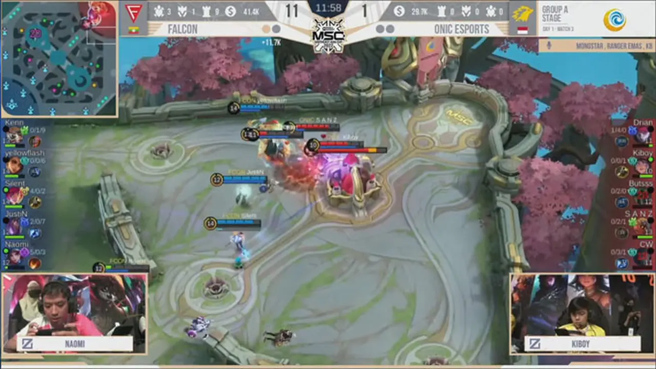 Hasil MSC 2022 Mobile Legends Onic Esports vs Falcon