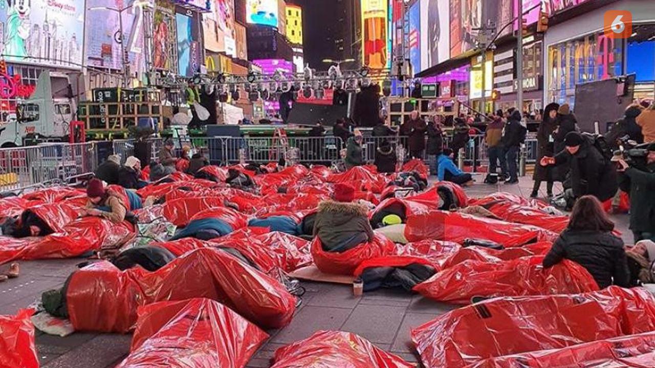 World's Big Sleep Out di New York.