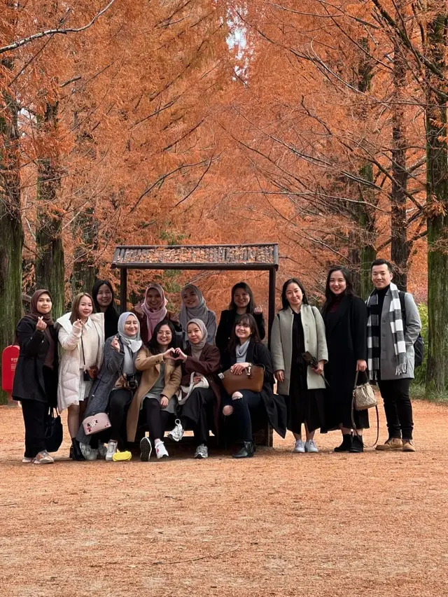 Nathania Astria di Backpacker Korea