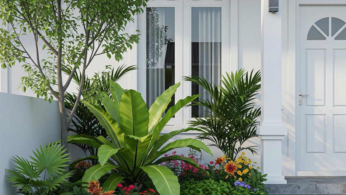9 Model Taman Depan Rumah Sederhana, Bikin Hunian Lebih Asri