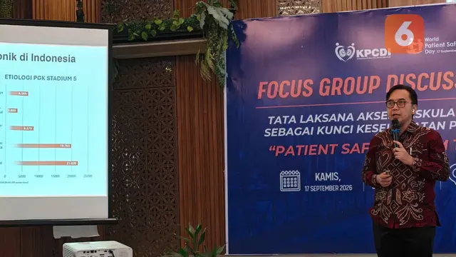Ketua Perhimpunan Nefrologi Indonesia (PERNEFRI) Dr. dr. Pringgodigdo, Sp.PD-KGH., FINASIM, (Foto: Aditya Eka Prawira/Liputan6.com)