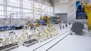 Rusia akan mengevakuasi sebuah desa di wilayah timur jauh pada 11 Agustus 2023 sebagai bagian dari peluncuran misi pendarat Bulan pertama negara itu dalam hampir setengah abad. (Handout/Russian Space Agency Roscosmos/AFP)