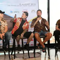 Preskon Boyzone di Bandung (Adrian Putra/Bintang.com)
