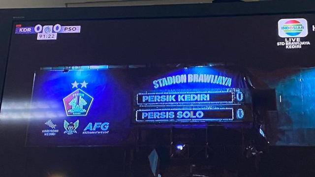 Persik Kediri vs Persis Solo