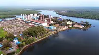 PLN mengoperasikan co-firing Bio Compressed Natural Gas (BioCNG) berbahan baku limbah kelapa sawit di PLTGU Belawan, Sumatera Utara. (Dok PLN)