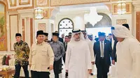 Prabowo Tiba di Abu Dhabi, Temui Presiden Mohamed bin Zayed