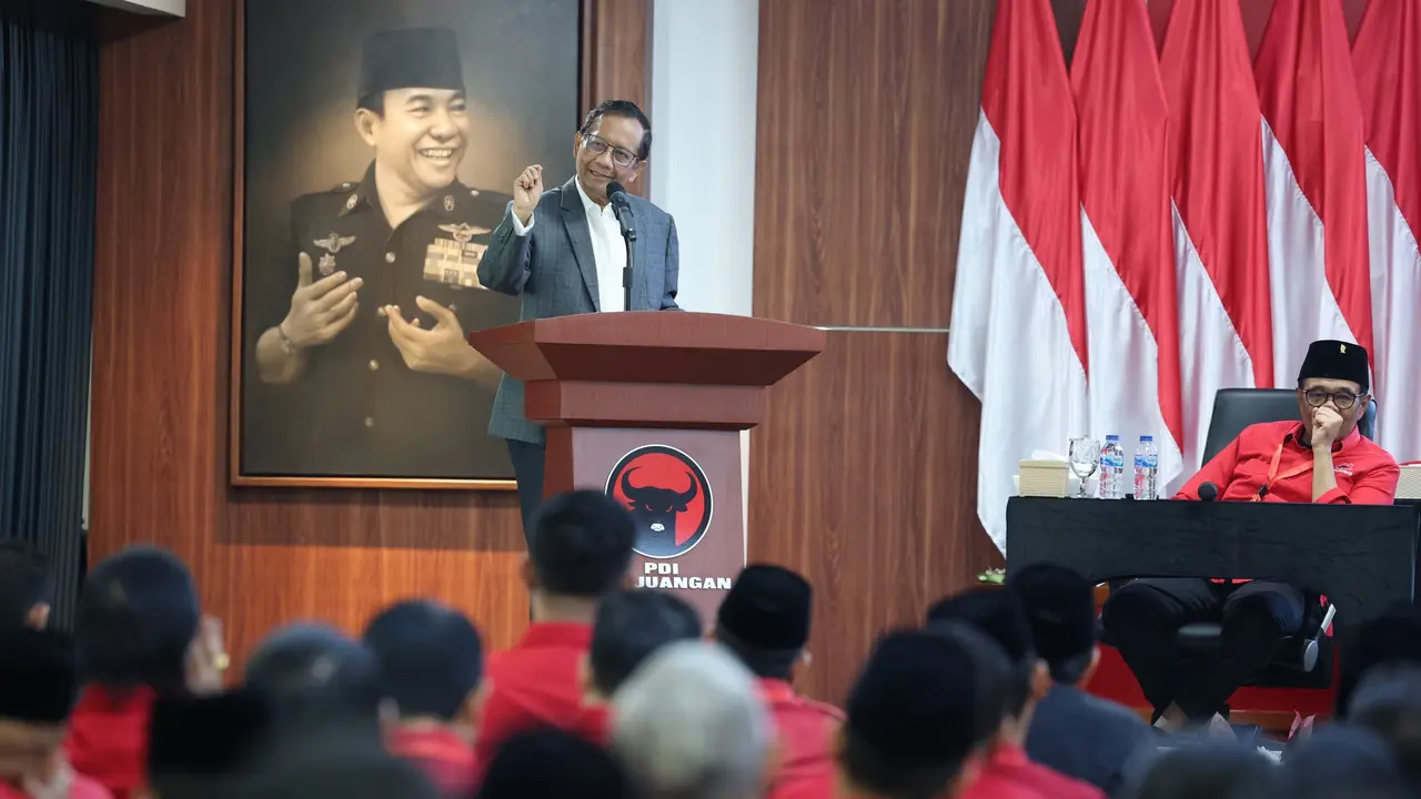 Eks Menteri Koordinator Bidang Politik, Hukum, dan Keamanan (Menko Polhukam) Mahfud Md.