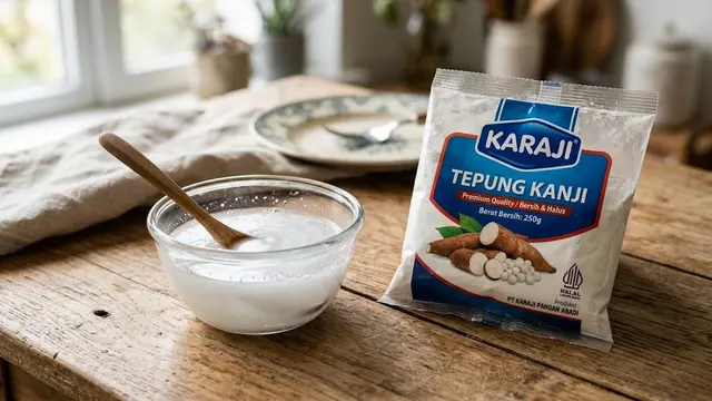 Siapkan Larutan Tepung Kanji
