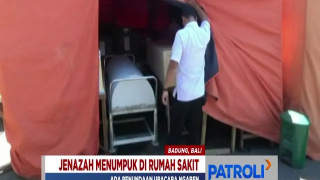 Saking membludaknya jenazah yang dititipkan, pihak rumah sakit bahkan harus membangun tenda khusus untuk menyimpan peti-peti yang jumlahnya telah mencapai 126 jenazah.