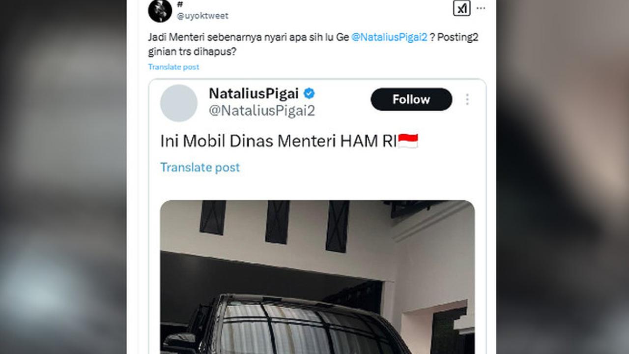 Mobil Toyota Alphard untuk Dinas Menteri HAM