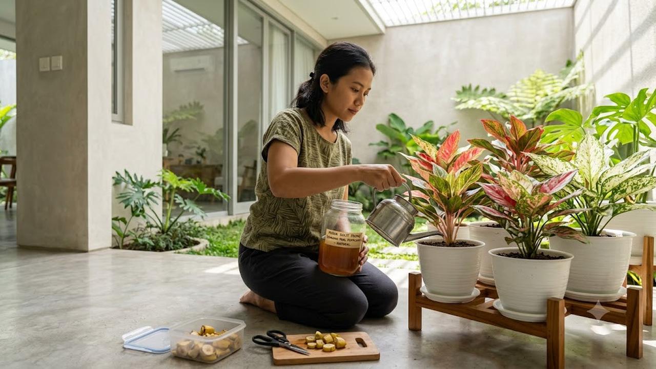 Cara Membuat Aglaonema Lebih Berwarna