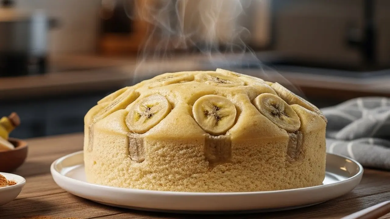 Resep Bolu Pisang Kukus 2 Telur Takaran Sendok