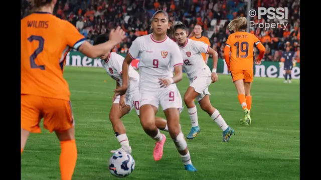 Foto: Jatuh Bangun Perjuangan Timnas Indonesia Putri saat Babak Belur Dihajar Timnas Belanda pada Laga Uji Coba