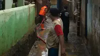 Banjir di Pejaten Timur mulai surut (BPBD DKI Jakarta)