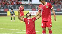 Yakob Sayuri mencetak satu gol dan dua assist ketika Timnas Indonesia menghajar Brunei Darussalam 7-0 di Piala AFF 2022. (Bola.com/Zulfirdaus Harahap).