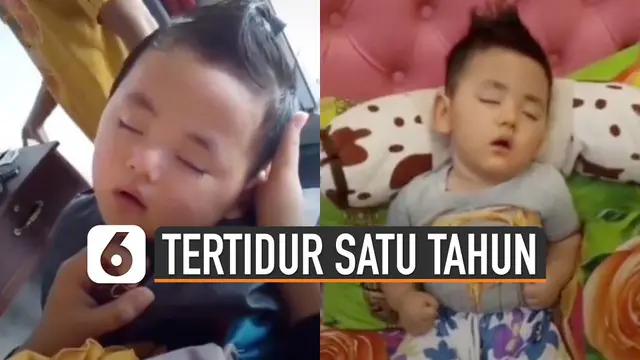 Beredar video bayi tertidur selama satu tahun. Menurut dokter bayi ini terkena syndrom putri tidur.