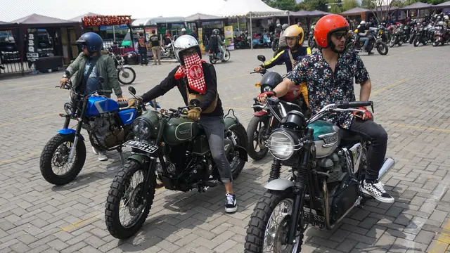 Gibran Jokowi Ikut Konvoi Motor