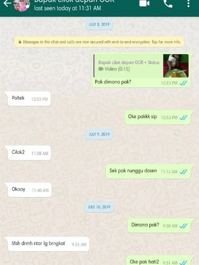 Chat Akrab Pembeli dengan Pedagang Ini Bikin Ketawa Ngakak
