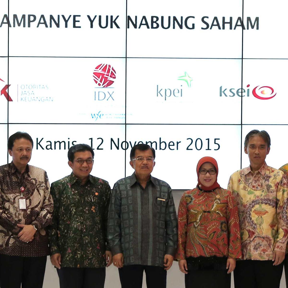 Wapres JK Resmikan Kampanye 'Yuk Nabung Saham ...