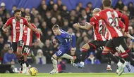 Cole Palmer menunjukkan penampilan gemilang di babak kedua. Gelandang muda Inggris itu menjadi bintang di laga ini dengan menyumbang gol dan assist. (AP Photo/Ian Walton)