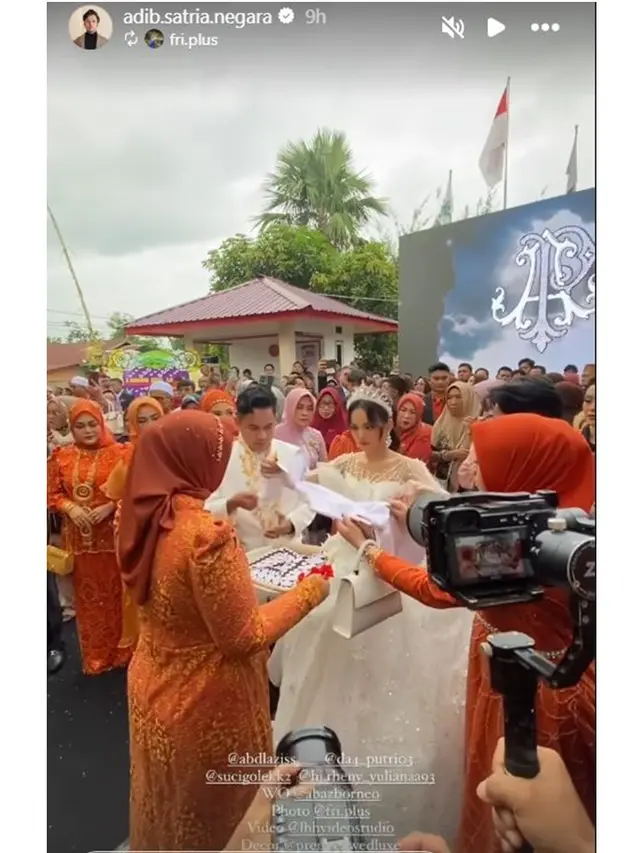 8 Potret Putri Isnari di Resepsi Ngunduh Mantu, Tampil Memukau Bak Princess