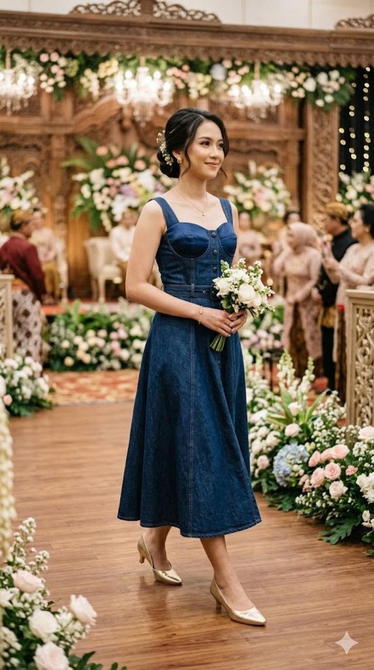 9 Model Baju Bridesmaid Denim Trend 2026, Pilihan Anti Mainstream yang Terlihat Mewah