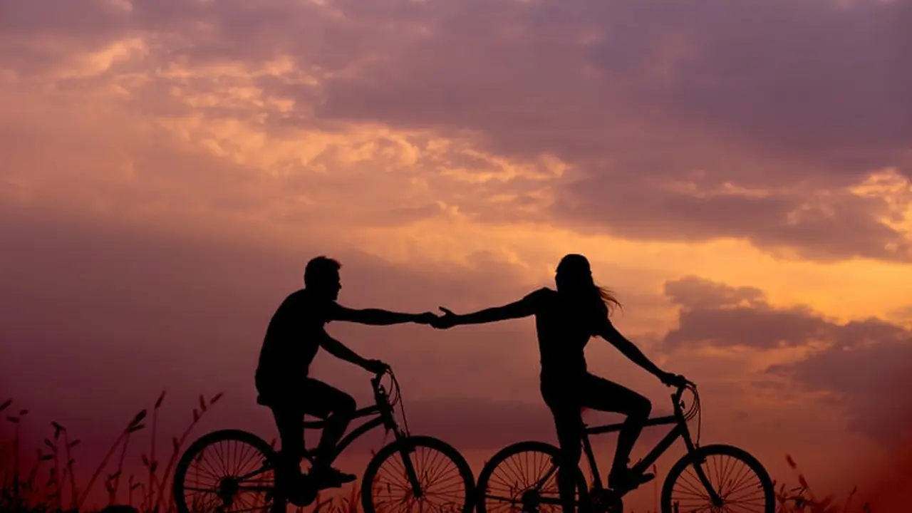 Ilustrasi pasangan romantis