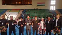 Duta Besar RI Fadjroel Rachman menghadiri pertandingan pencak silat yang dilaksanakan oleh Federasi Pencak Silat Tajikistan dalam rangka Hari Kemerdekaan Republik Tajikistan ke- 31 (25/09/2022) di Dushanbe. (Dok: Kemlu RI)