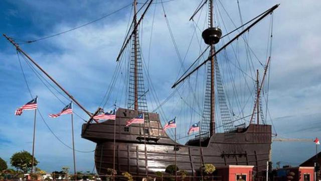 Replika kapal Flor de la Mar di Malaka, Malaysia