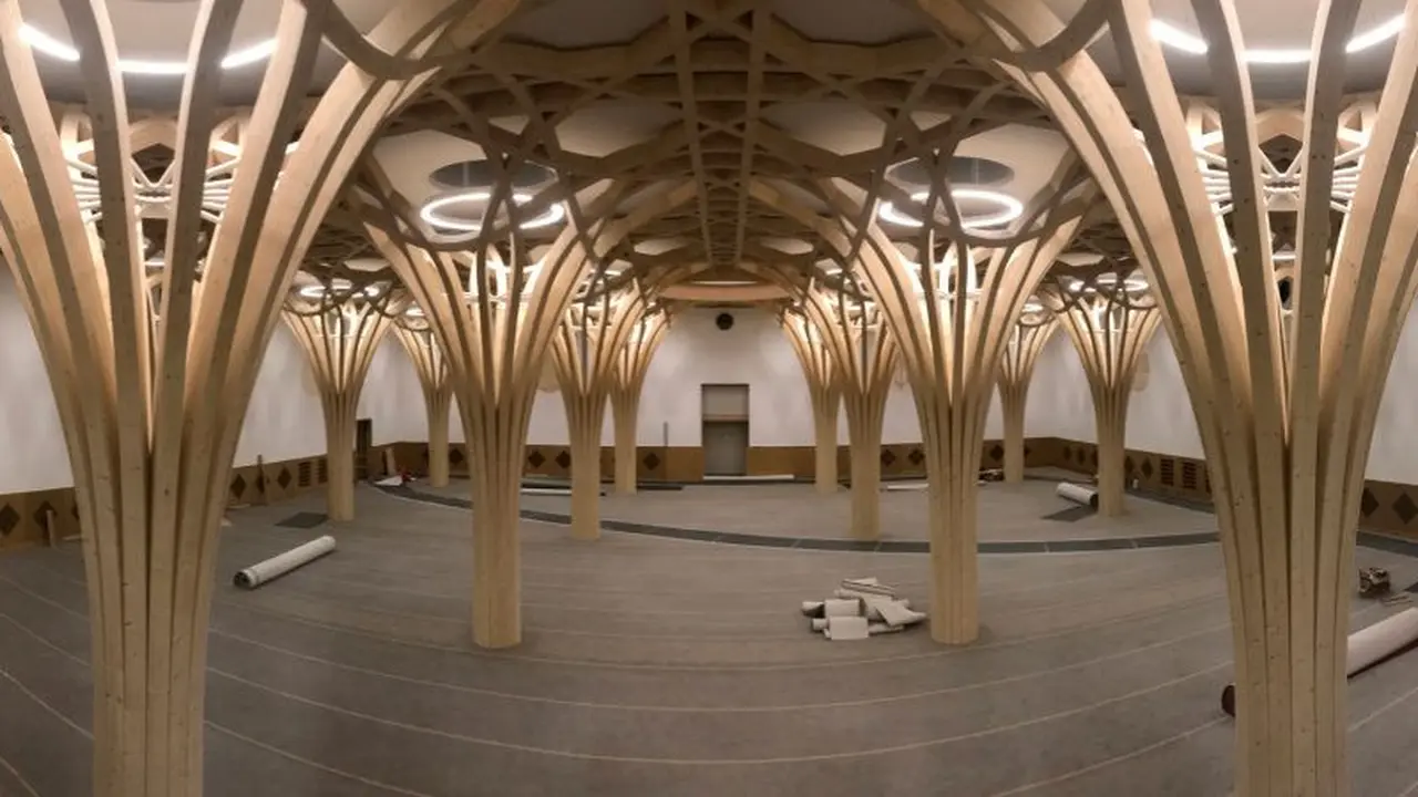 Desain Arsitektur Masjid Cambridge (Dok: Cambridge Central Mosque.org)
