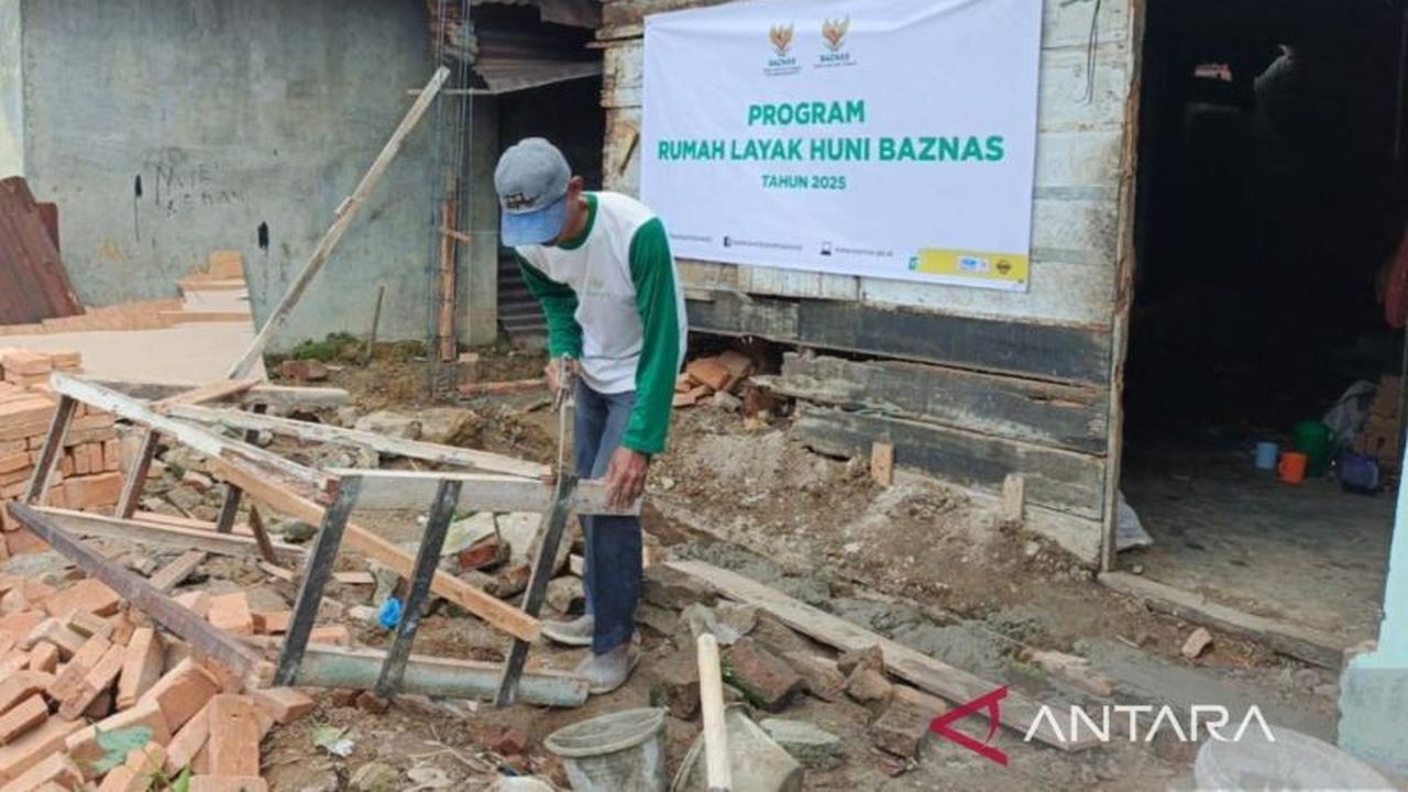 Baznas RI Perbaiki 1.240 Rumah Mustahik Sepanjang 2025 Melalui Program Rumah Layak Huni