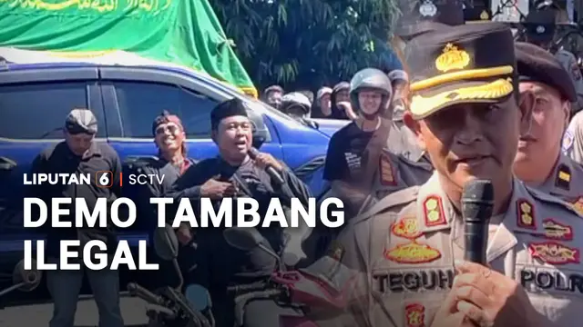 Bawa Keranda, Pekerja Tambang Pasir Desak Penegakan Hukum Adil