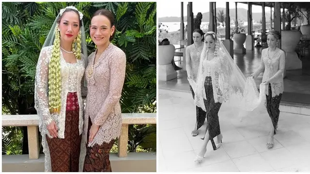 6 Potret BCL Bareng Bridesmaid dan Bridesman, Aishah Sinclair