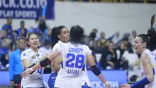 Penampilan pemain Bandung BJB Tandamata saat lawan Jakarta Popsivo Polwan di laga putaran kedua pekan kelima PLN Mobile Proliga 2025 di GOR Jalak Harupat, Bandung./Ist