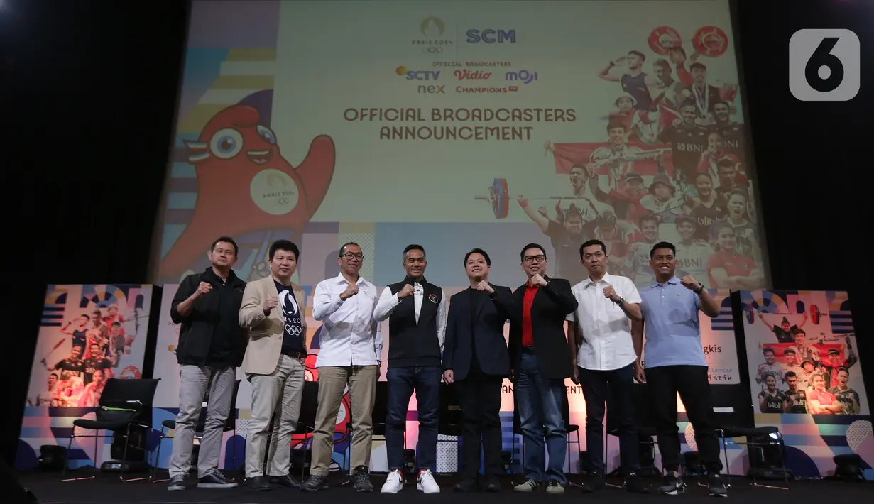 SCM Grup memastikan akan melakukan coverage maksimal untuk Olimpiade 2024 ini. SCM juga mengerahkan VIDIO untuk menyiarkan semua cabang olahraga di Olimpiade 2024. (Liputan6.com/Helmi Fithriansyah)