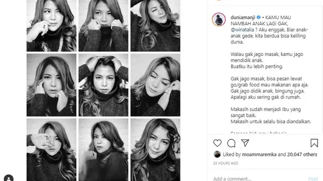 Anji (Foto: Instagram/@duniamanji)