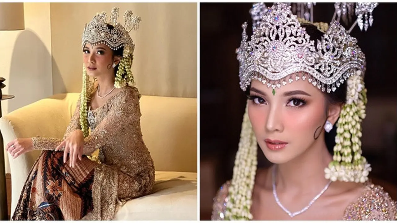 6 Potret Detail Busana dan Makeup Sheila Dara Aisha saat Menikah, Memesona