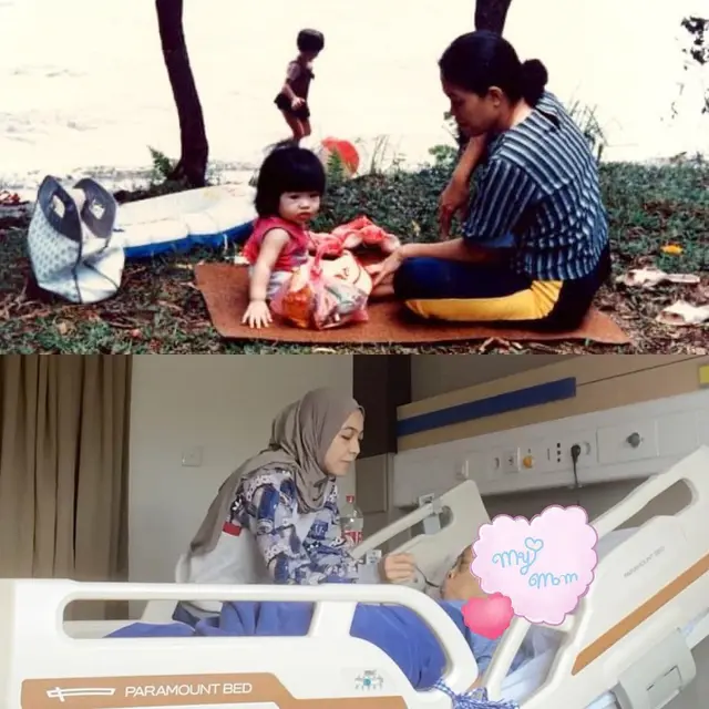 6 Potret Hangat Dian Ayu Rawat Ibunda yang Sedang Sakit, Banjir Doa