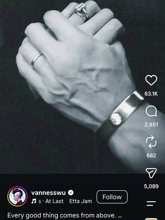 Unggahan Vanness Wu. (Instagram/ vannesswu)