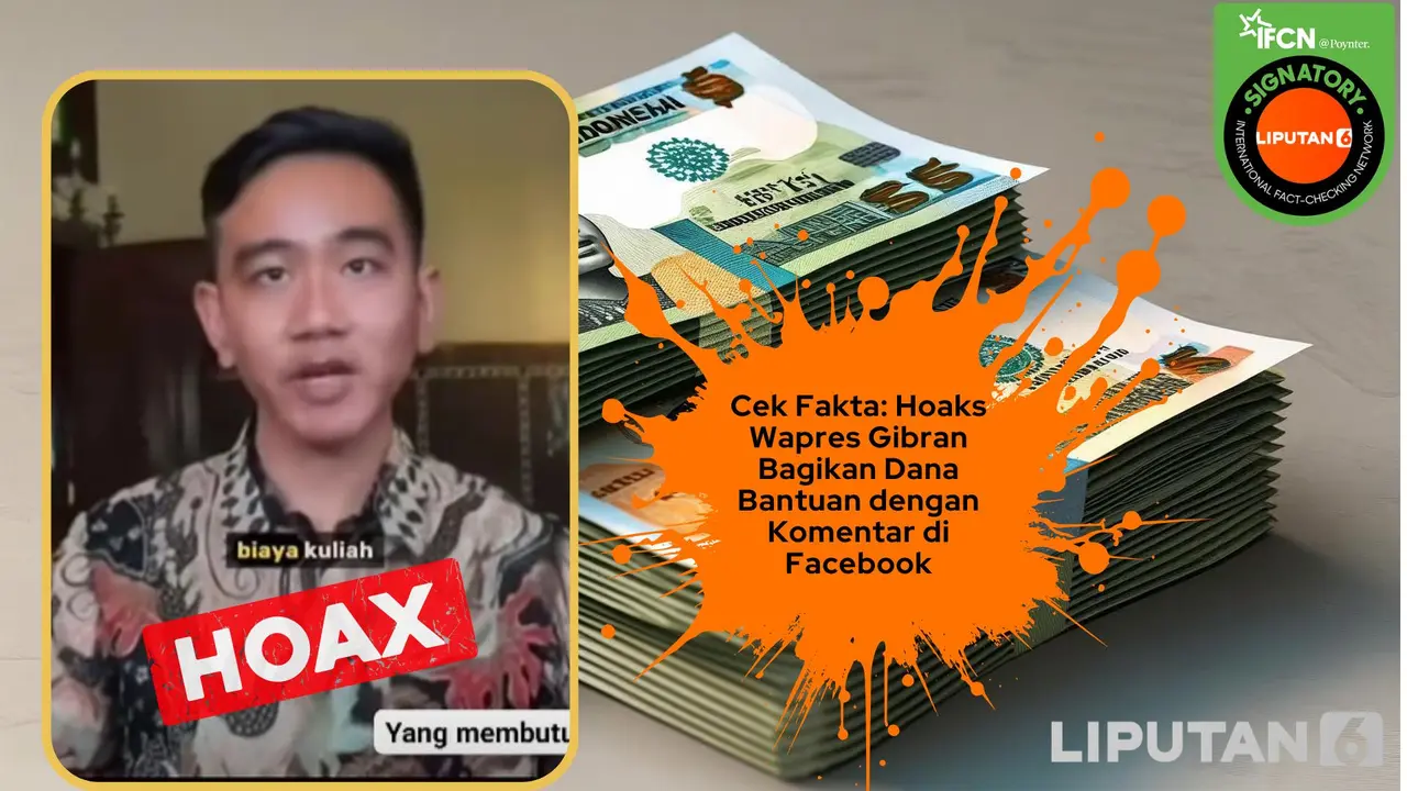 Cek fakta video Wapres Gibran bagikan bantuan dana